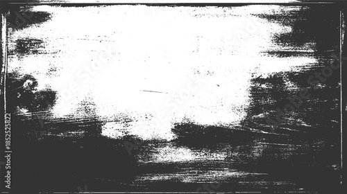 Black and white distressed grunge texture with rough surface and scratches