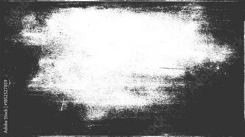 Black and white textured overlay with distressed grunge effect and scattered noise