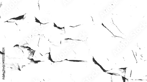 Black and white cracked paint texture abstract background