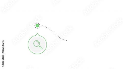 Business Process Infographic Animation Steps to Success