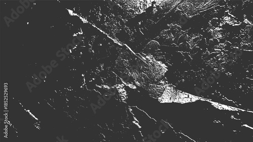 Dark gray textured background with white abstract distressed patterns and lines