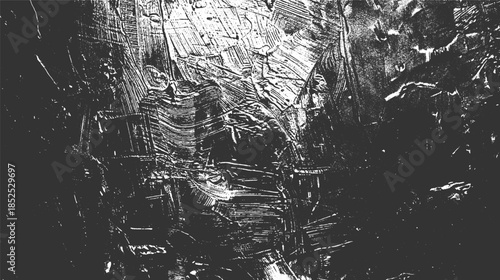 Dark textured surface with white scratches and smudges grunge distressed background