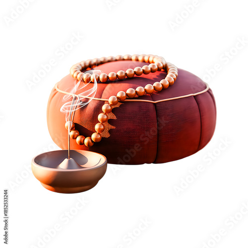 Meditation Beads and Cushion Set