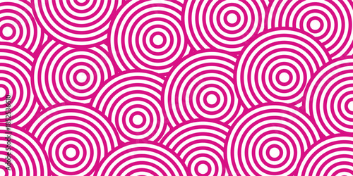 Minimal diamond geometric waves spiral pattern and abstract circle wave line. pink seamless tile stripe geomatics overlapping create retro square line backdrop pattern background. Overlapping Patter