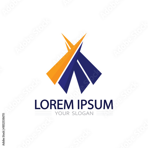 Free Download Business Logo Design Vector Icon For Startup Corporate Branding Identity Systems - GFXLoad