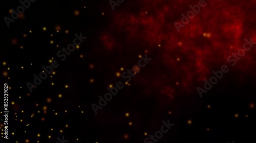 Fire Particle background Animation Motion Design. 