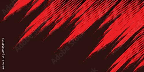black red dragon decal brush fire volcano lava sakura Asia Japan anime style illustration sporty background banner style illustration. modern