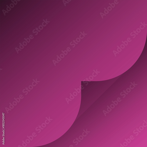 Abstract Pink gradient background with a page curl effect in corner.