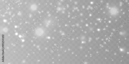 White dust particles float gently, forming a soft luminous haze. The fine texture adds lightness and subtle depth. Perfect for clean abstract and airy compositions VECTOR