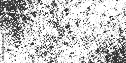 Black and white distressed textured background with random speckles and lines abstract grunge