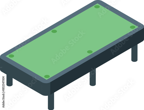 Orthopedic massage table providing comfortable support during therapeutic treatments