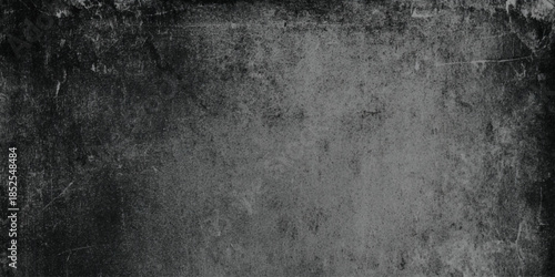 A grayscale textured background featuring a heavily distressed and aged surface with subtle variations in tone