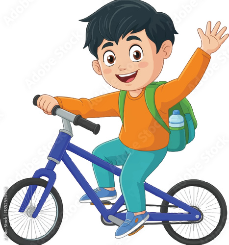 boy on bike