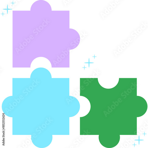 Puzzle Kids Toy Illustration
