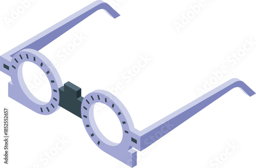 Phoropter with adjustable lenses for precise vision correction during eye test