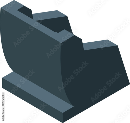 Extractor machine working and collecting minerals in mine