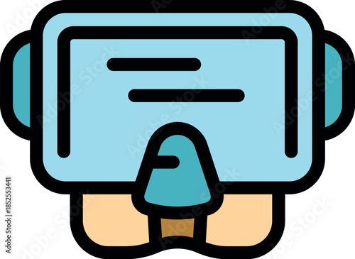 Vr glasses creating immersive experiences, exploring digital worlds through augmented reality technology