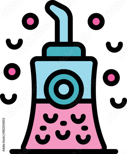 Air freshener spreading pleasant aroma, creating fresh and inviting atmosphere