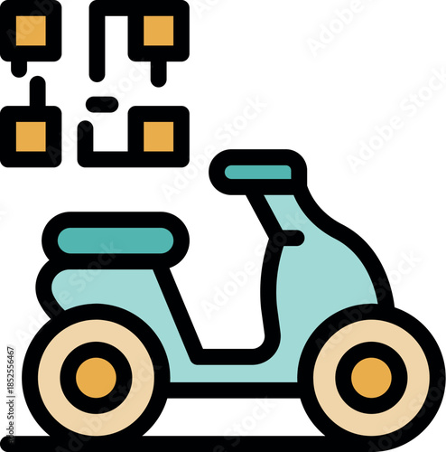 Scooter sharing service simplifying urban mobility with qr code scanning for unlocking and rental