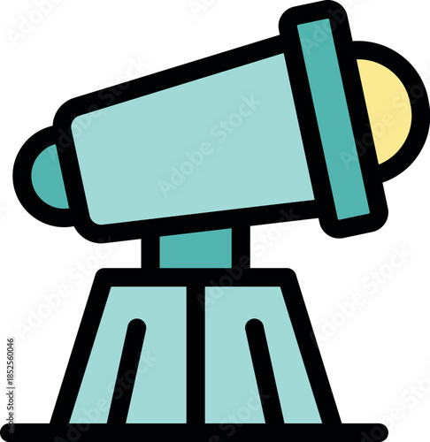 Telescope mounted on a stable platform, ready for astronomical observation and exploration of the cosmos