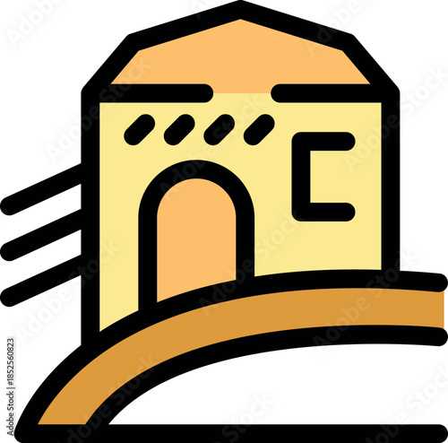 Eco house on a hill embracing sustainable living and green architecture