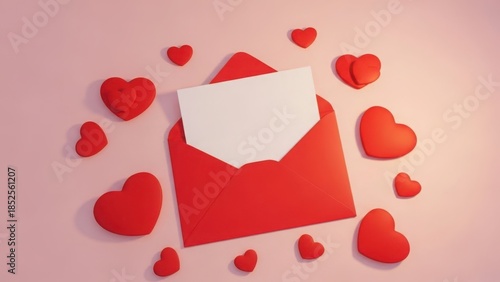 Love letter in a sea of hearts