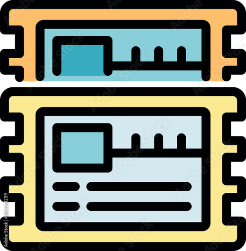 Stacked ram modules symbolize computer memory and processing power, essential for data storage and efficient performance