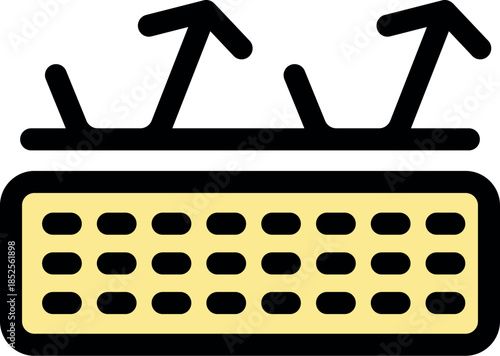 Breathable mattress promoting airflow and a comfortable sleeping environment