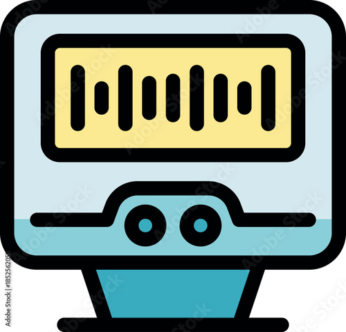 Voice recorder displaying audio waveform, ideal for podcasting, journalism, and audio recording concepts