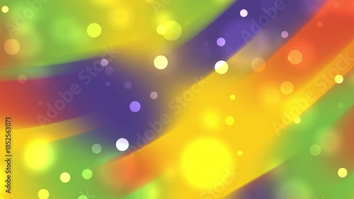 Wallpaper Mural Bright rainbow bokeh lights perfect for backgrounds, overlays, and festive designs. Abstract, colorful, and eyecatching image for creative projects Torontodigital.ca