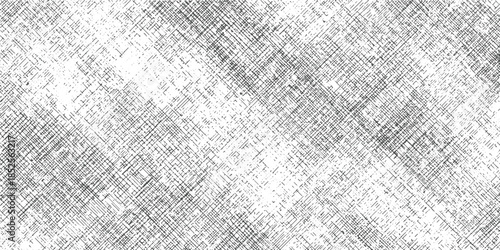 Black and white abstract textured background with intersecting lines and dots