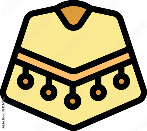 Traditional islamic kufi hat symbolizing religious observance and cultural heritage