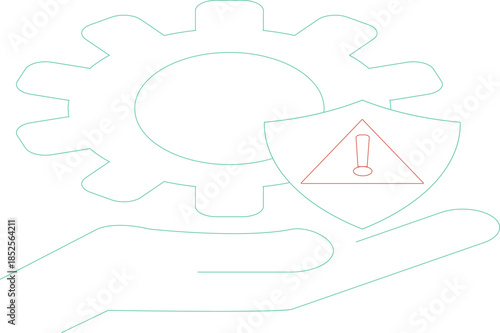 Risk management security logo