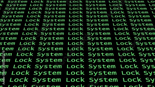 Lock system Program Digits on Dark Computer Monitor Screen .futuristic setting. Blue random digital number Abstract Background Texture animation.
