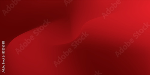 Abstract red gradient background, light and shadow on the backdrop with dimensions, hot tone wall with intense color, horizontal wallpaper concept art
