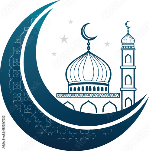 vector illustration of mosque