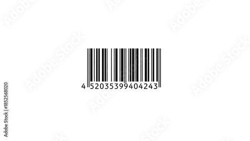 Barcode with number sequence