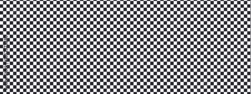 Black and white checkered pattern with bold racing flag squares. Classic checker design perfect for sports backgrounds, finish line graphics, and retro diner decor projects.