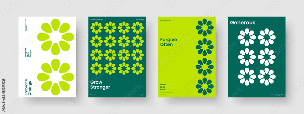 Fototapeta premium Creative Brochure Template. Geometric Business Presentation Layout. Modern Report Design. Flyer. Poster. Background. Book Cover. Banner. Brand Identity. Magazine. Pamphlet. Journal. Handbill