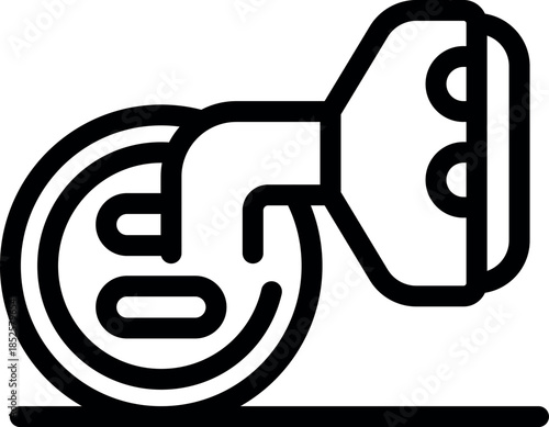 Monowheel design representing innovative personal electric vehicle technology for future urban mobility