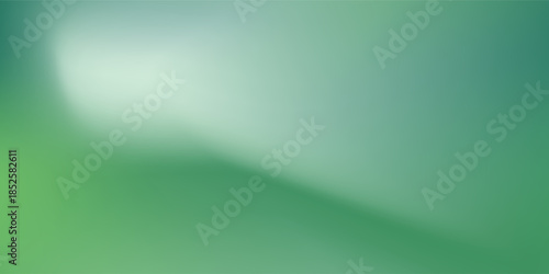 Gradient background in green tones art concept