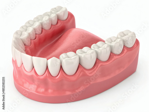 Dentures and False Teeth – Dental Healthcare Illustration