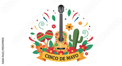 Celebrate Cinco de Mayo with vibrant music and festive decorations.