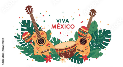 Celebrate Mexican Independence Day with vibrant music and festive decorations.