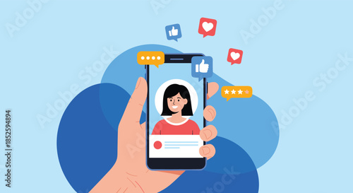 Social media engagement strategy with likes comments shares and follower growth.