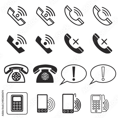 Communication and Call Icons Collection