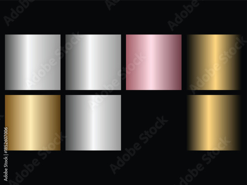 Metallic squares arranged in a harmonious composition with AUTO_METALLIC_Squares_21.eps inspiration