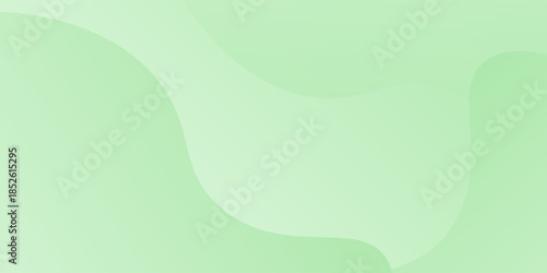 Image green background with smooth, flowing curves and a light gradient effect texture