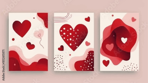 valentines day card with heart