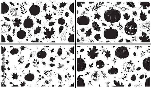 cute food doodles vector, cartoon food clipart, kawaii food svg, funny food illustration, playful snack graphics, black food icons, kids food vector art, adorable food design, food character set, cute